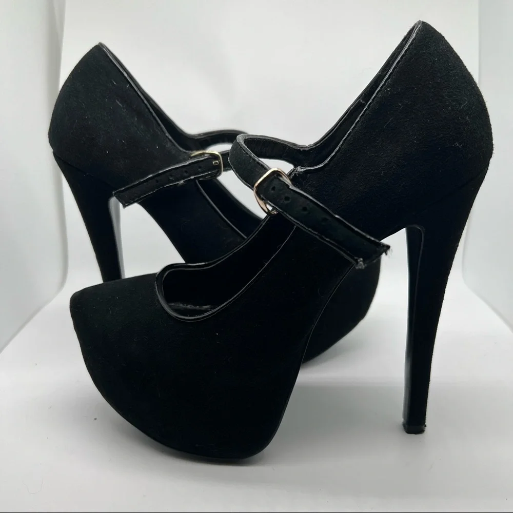Steve Madden Black Platform Heels Viktoree